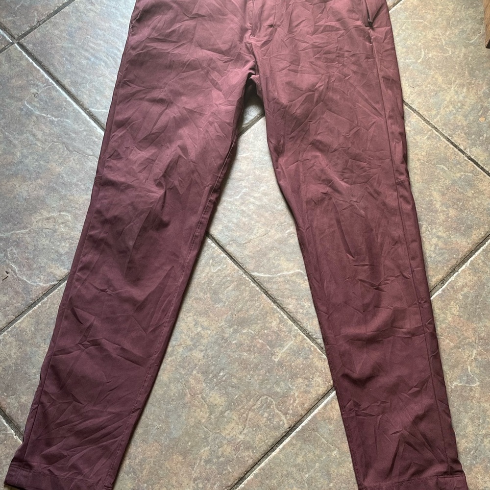 Lululemon Athletica Men's Burgundy Chinos